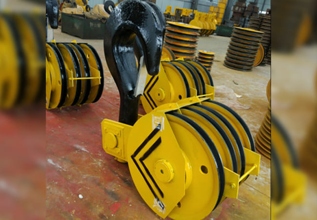 crane hook pulley