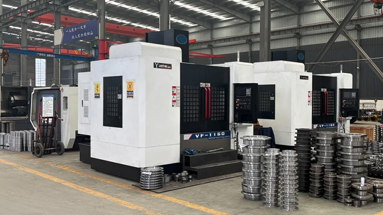 Crane parts production equipment