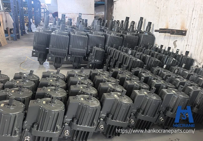 80mm stroke hydraulic thruster used in Hanko crane storm brake system