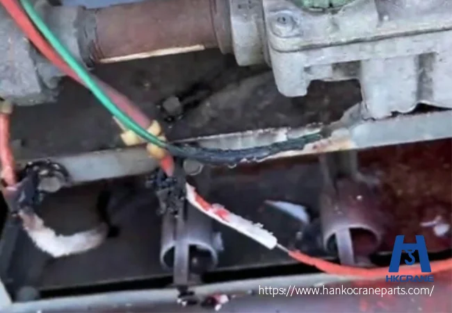 Aging of electric hoist wiring