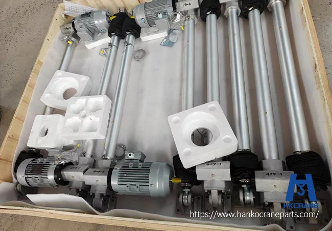 Packing of screw jacks