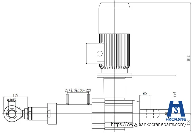 Screw Jack Systems drewing