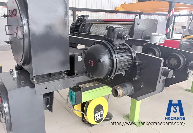 High-quality-Hanko-crane-spare-parts-including-electric-hoist-brake-systems-and-hook-blocks
