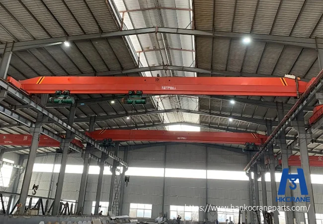 regular overhead crane inspection and components check