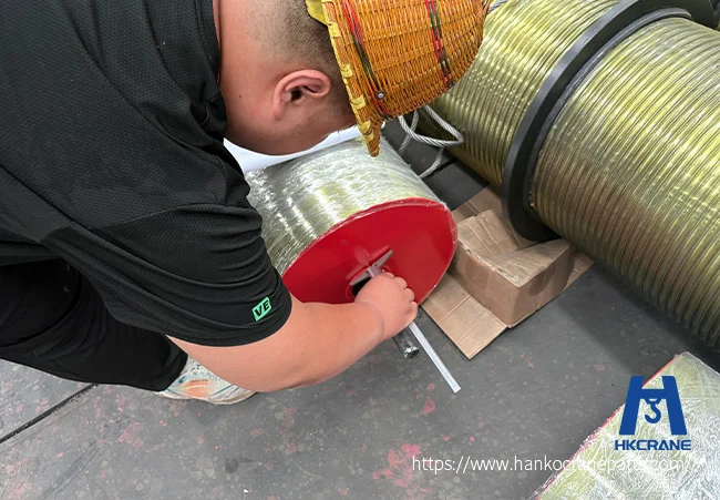 Crane-drum-flange-diameter