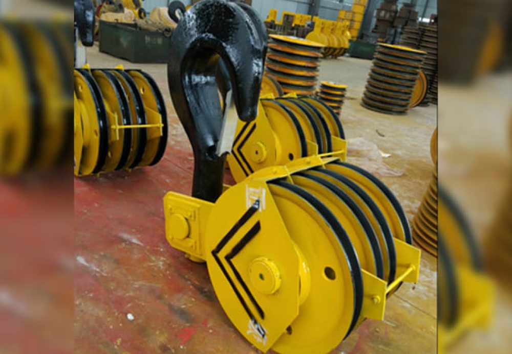 crane hook pulley